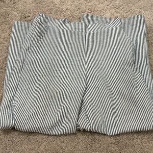 Final Touch Blue and White Striped Pants